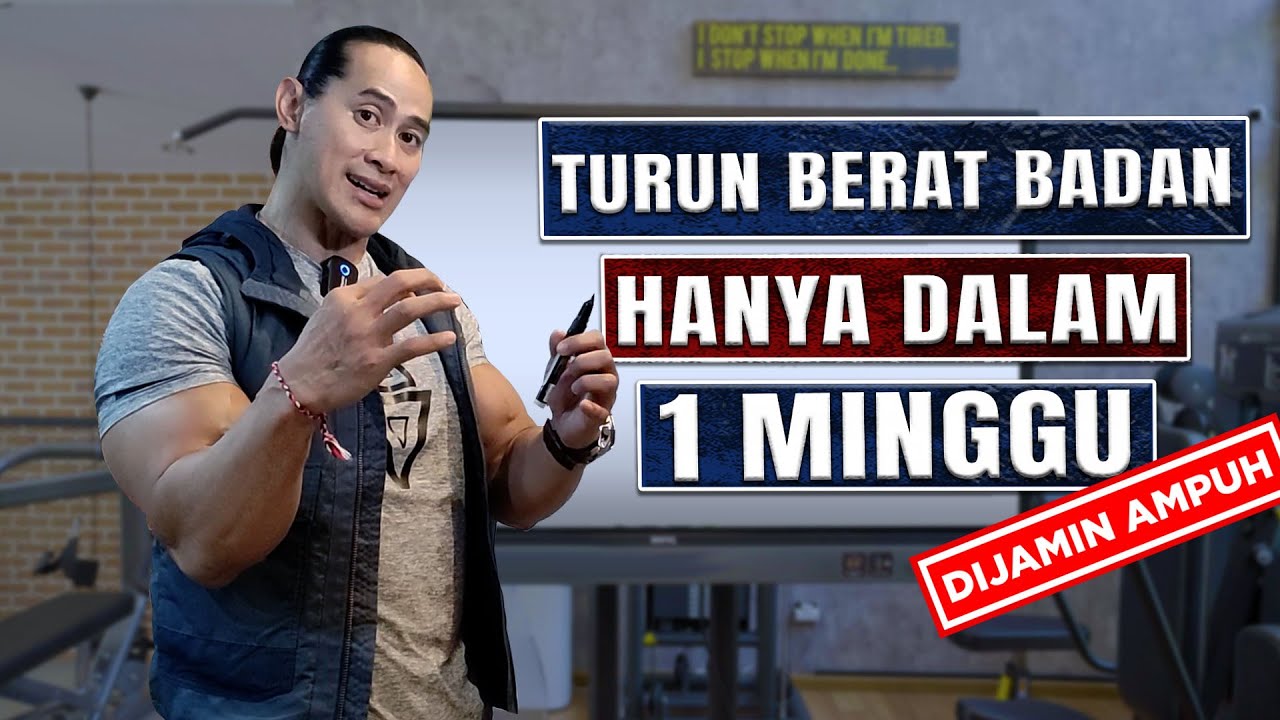 5 LANGKAH MUDAH TURUN BERAT BADAN DALAM WAKTU 1 MINGGU