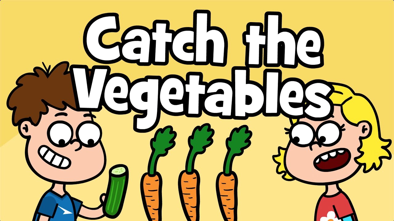 Vegetable Children’s Song – Catch the Vegetables Song | healthy habits & eating | Hooray Kids Songs